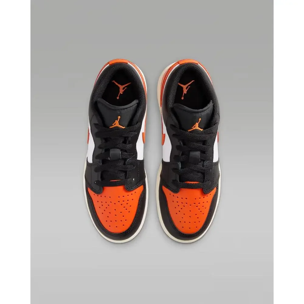 Air Jordan 1 Low 553560-081 Sneaker Big Kids Multicolor Lifestyle Shoes TF9247 - Picture 14 of 15